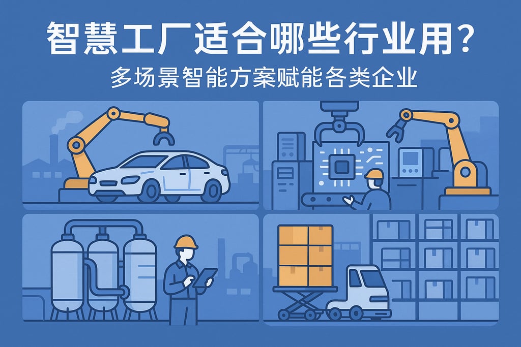 智慧工厂适合哪些行业应用？多场景智能方案赋能各类企业