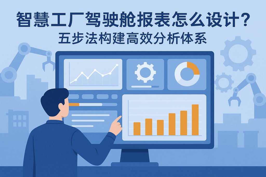 智慧工厂驾驶舱报表怎么设计？五步法构建高效分析体系