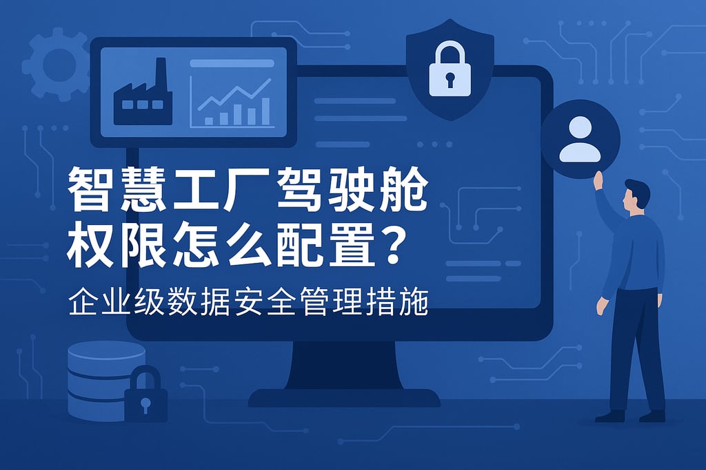 智慧工厂驾驶舱权限怎么配置？企业级数据安全管理措施