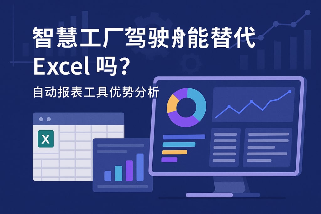 智慧工厂驾驶舱能替代Excel吗？自动报表工具优势分析