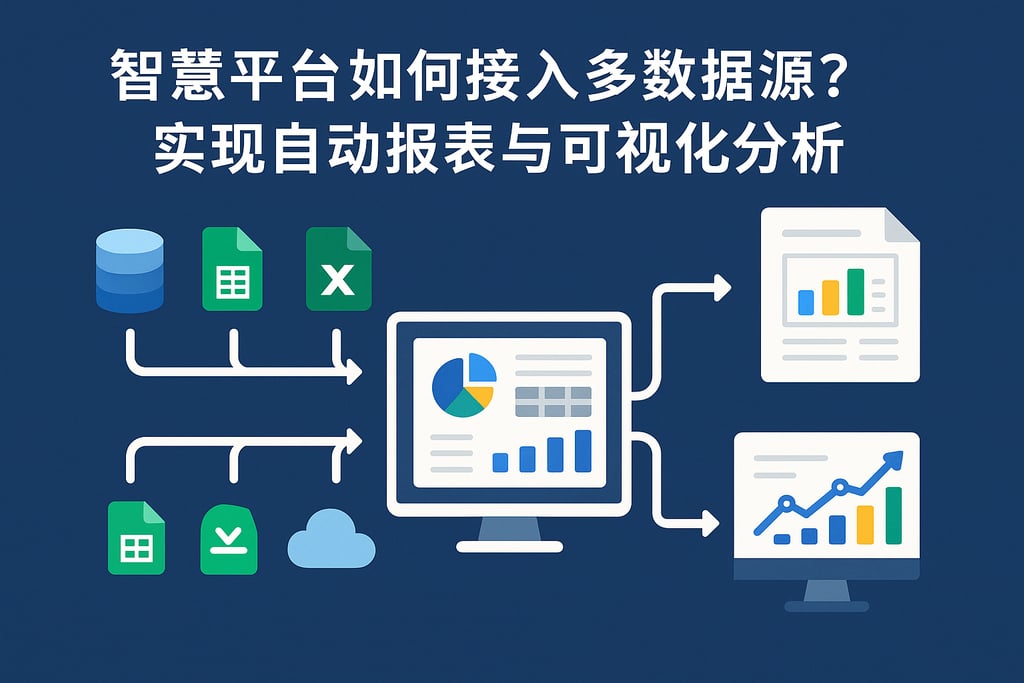智慧平台如何接入多数据源？实现自动报表与可视化分析