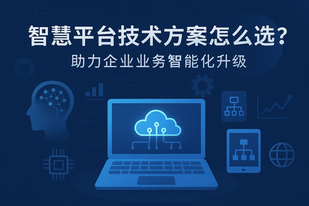 智慧平台技术方案怎么选？助力企业业务智能化升级