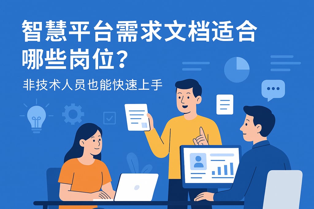 智慧平台需求文档适合哪些岗位？非技术人员也能快速上手