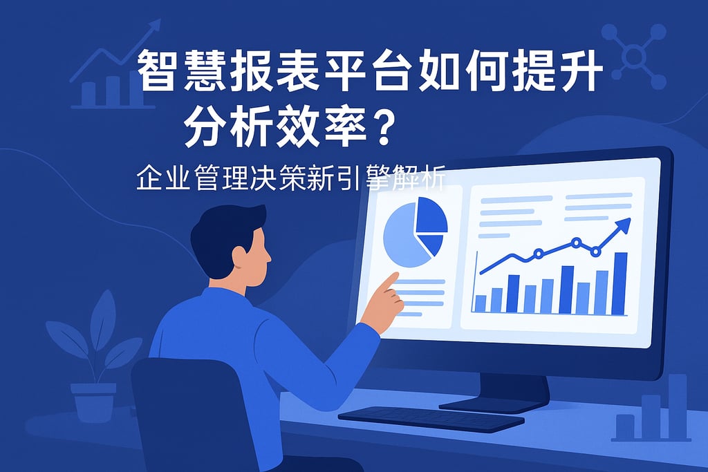 智慧报表平台如何提升分析效率？企业管理决策新引擎解析