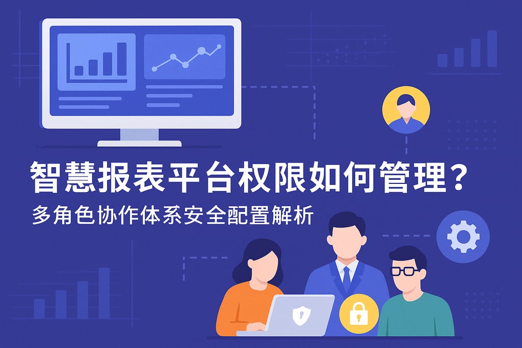 智慧报表平台权限如何管理？多角色协作体系安全配置解析