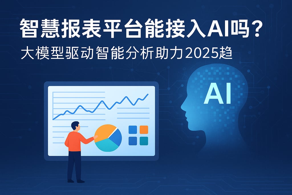 智慧报表平台能接入AI吗？大模型驱动智能分析助力2025趋势