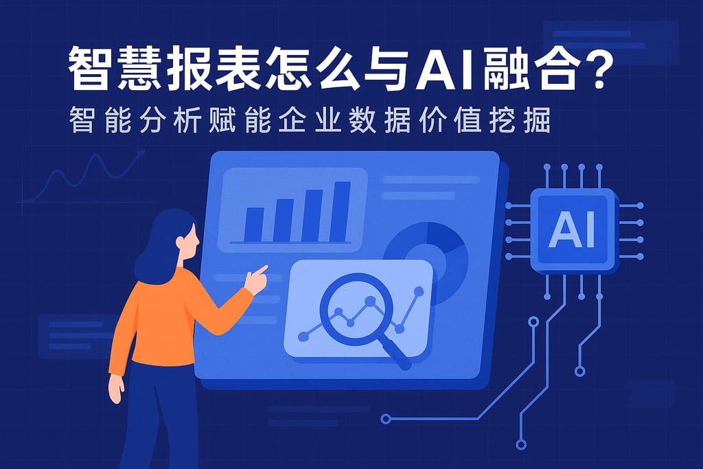 智慧报表怎么与AI融合？智能分析赋能企业数据价值挖掘