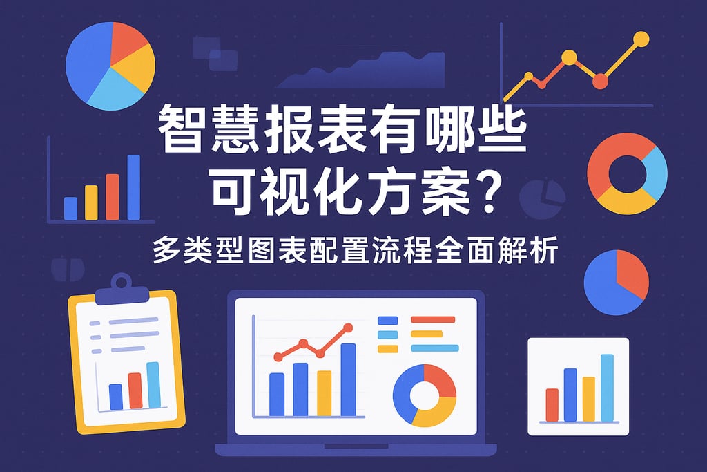 智慧报表有哪些可视化方案？多类型图表配置流程全面解析
