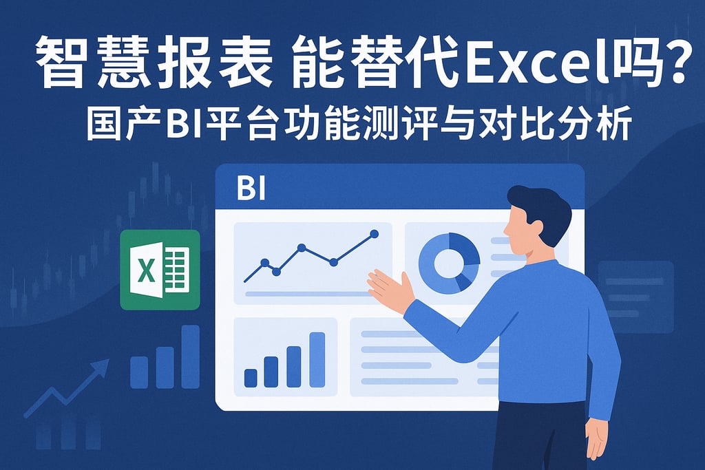 智慧报表能替代Excel吗？国产BI平台功能测评与对比分析