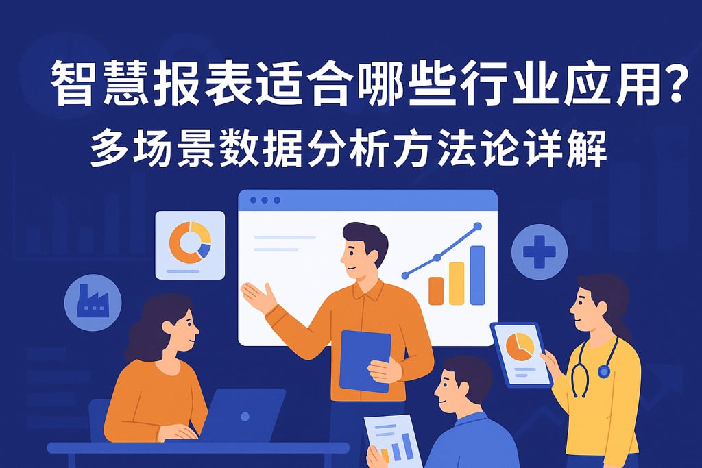 智慧报表适合哪些行业应用？多场景数据分析方法论详解