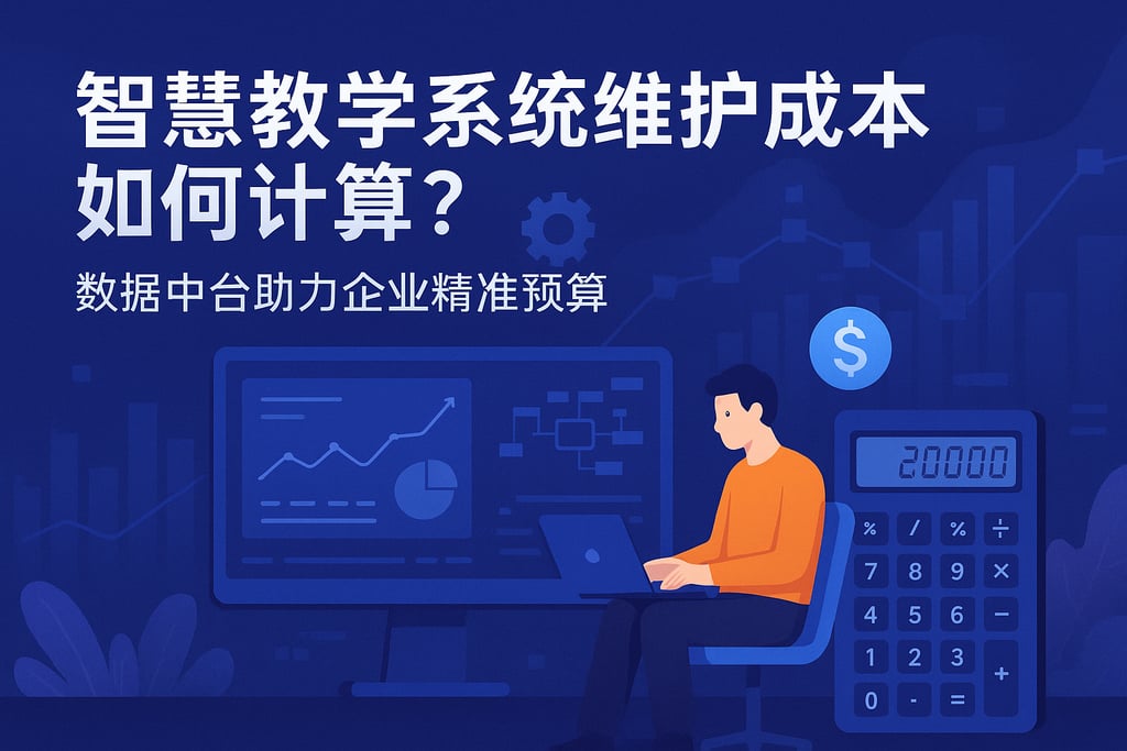 智慧教学系统维护成本如何计算？数据中台助力企业精准预算