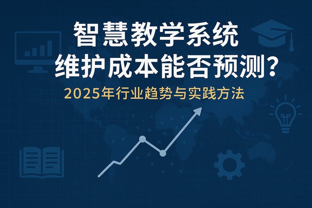 智慧教学系统维护成本能否预测？2025年行业趋势与实践方法