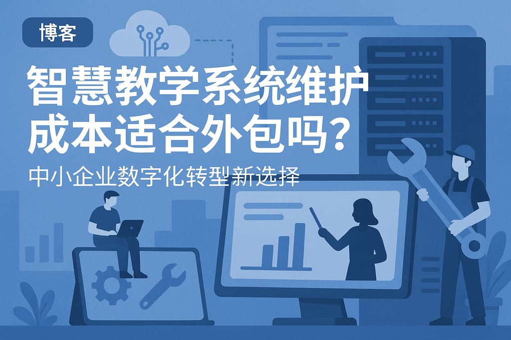 智慧教学系统维护成本适合外包吗？中小企业数字化转型新选择