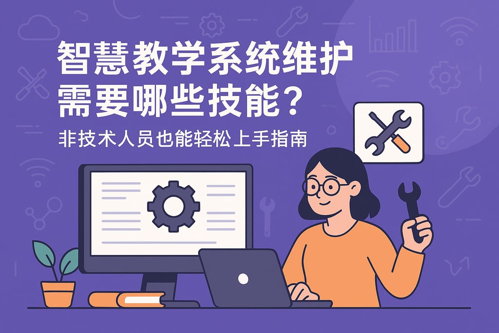 智慧教学系统维护需要哪些技能？非技术人员也能轻松上手指南
