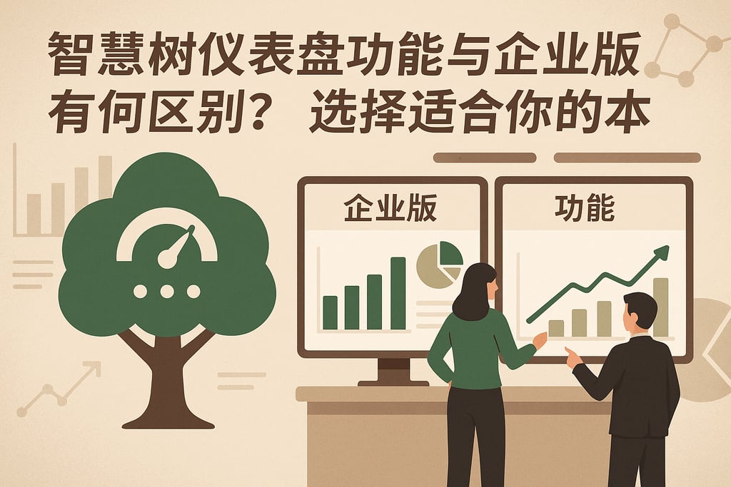 智慧树仪表盘功能与企业版有何区别？选择适合你的版本