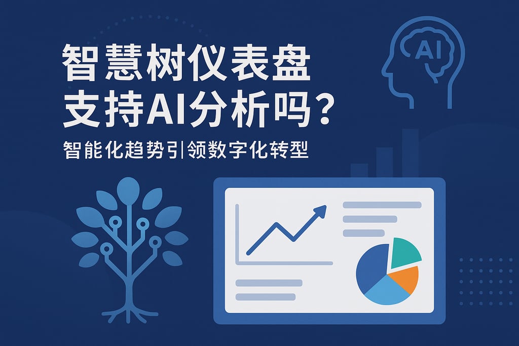 智慧树仪表盘支持AI分析吗？智能化趋势引领数字化转型