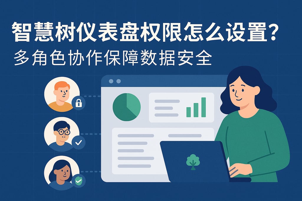 智慧树仪表盘权限怎么设置？多角色协作保障数据安全