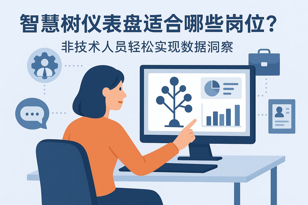 智慧树仪表盘适合哪些岗位？非技术人员轻松实现数据洞察