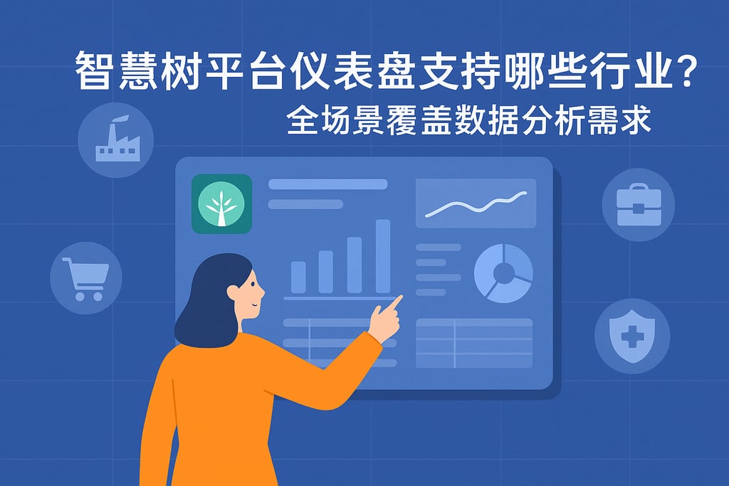 智慧树平台仪表盘支持哪些行业？全场景覆盖数据分析需求