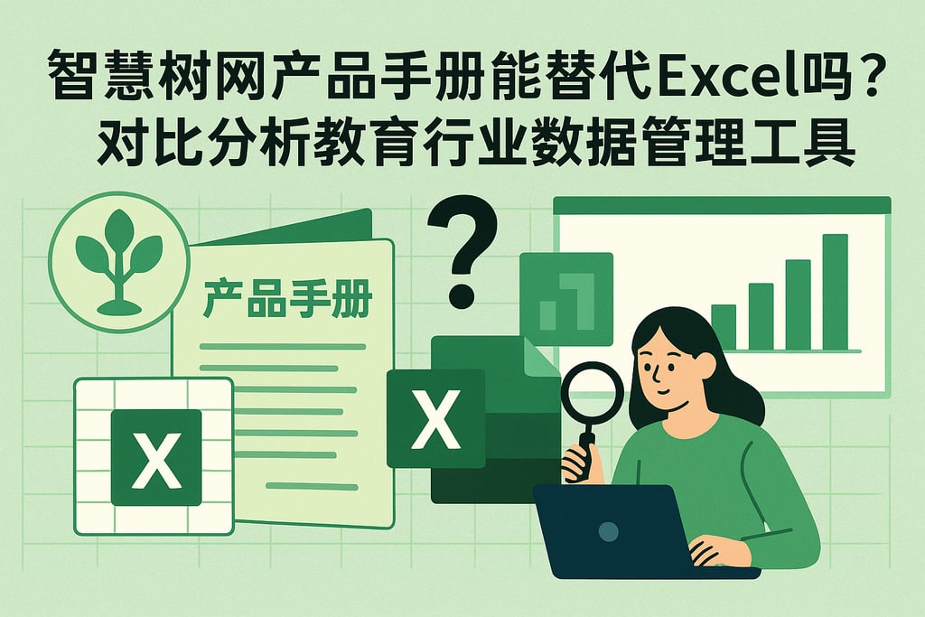 智慧树网产品手册能替代Excel吗？对比分析教育行业数据管理工具