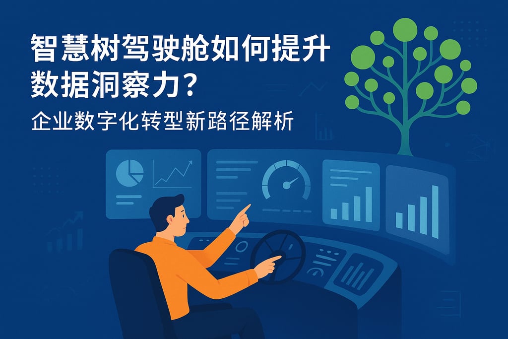 智慧树驾驶舱如何提升数据洞察力？企业数字化转型新路径解析