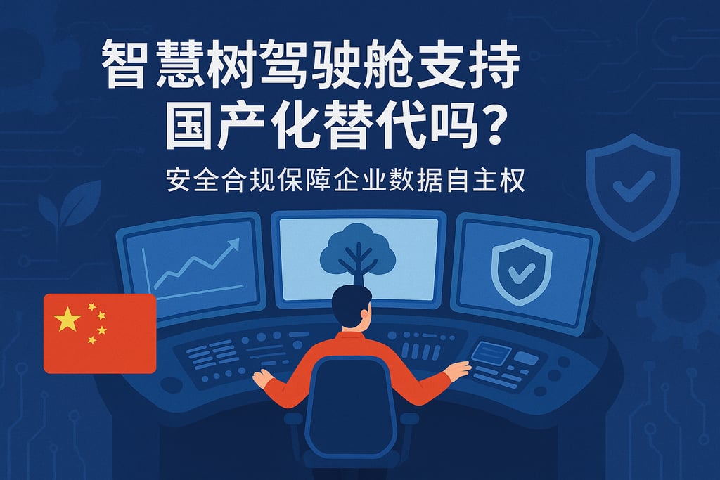 智慧树驾驶舱支持国产化替代吗？安全合规保障企业数据自主权