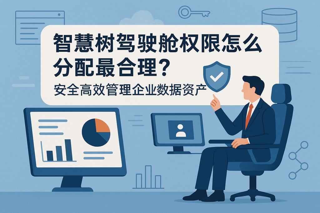 智慧树驾驶舱权限怎么分配最合理？安全高效管理企业数据资产