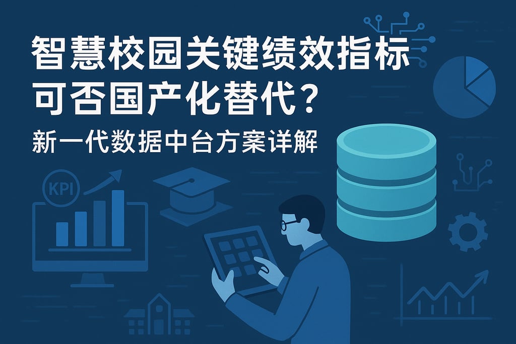 智慧校园关键绩效指标可否国产化替代？新一代数据中台方案详解