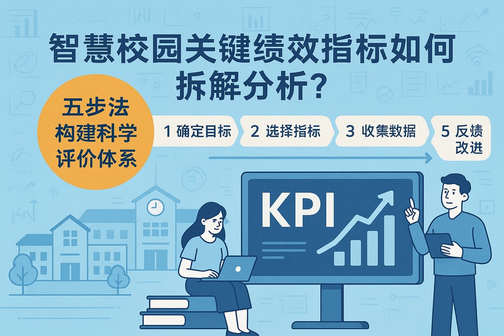 智慧校园关键绩效指标如何拆解分析？五步法构建科学评价体系