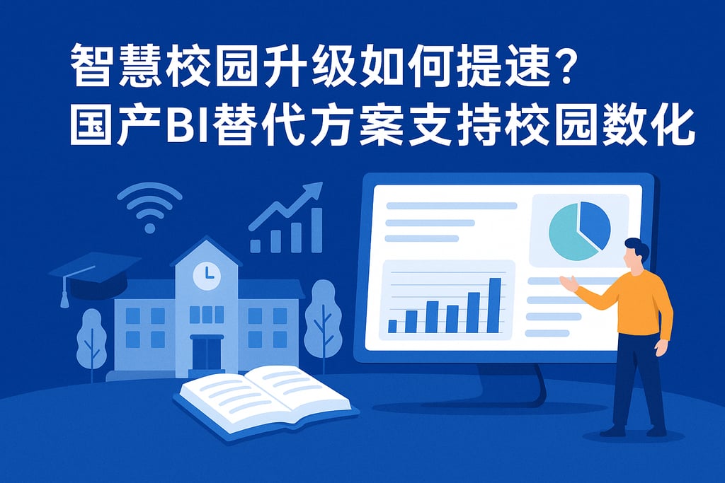 智慧校园升级如何提速？国产BI替代方案支持校园数字化
