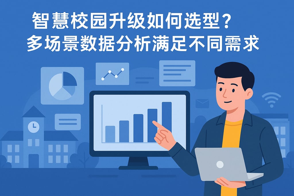 智慧校园升级如何选型？多场景数据分析满足不同需求