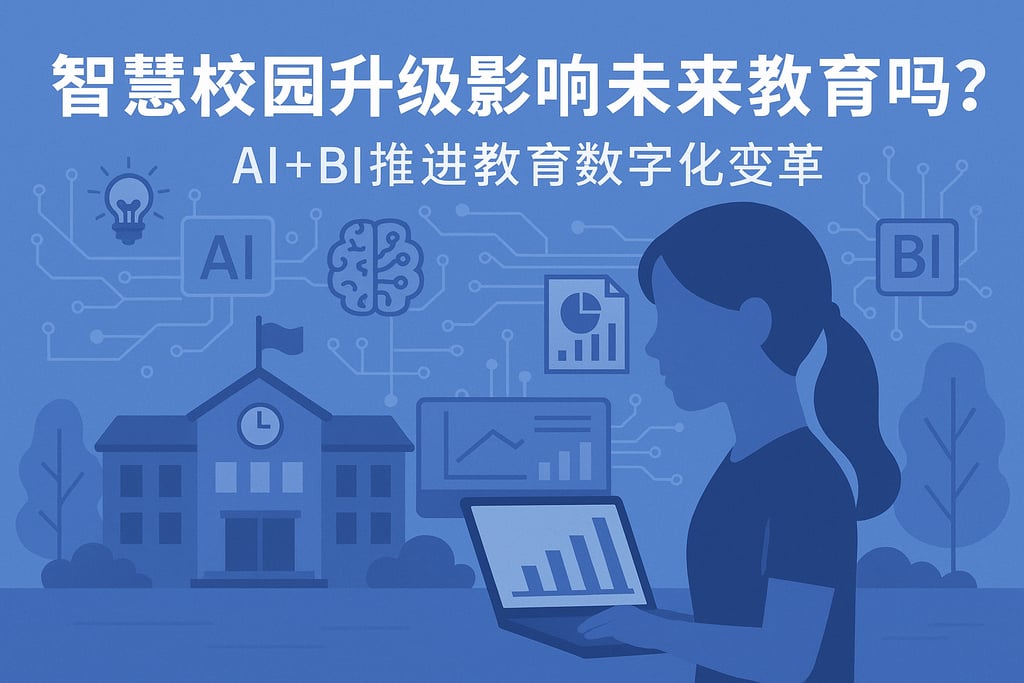 智慧校园升级影响未来教育吗？AI+BI推动教育数字化变革