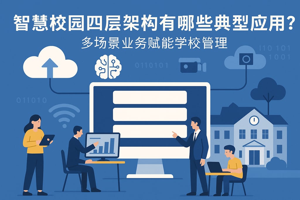 智慧校园四层架构有哪些典型应用？多场景业务赋能学校管理