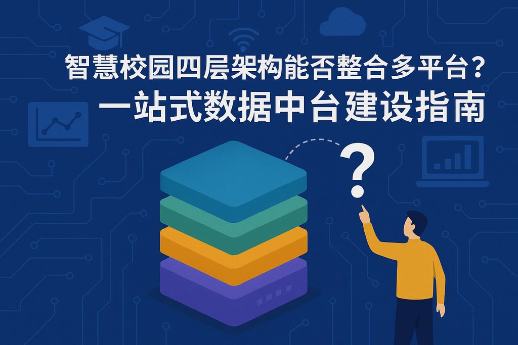 智慧校园四层架构能否整合多平台？一站式数据中台建设指南