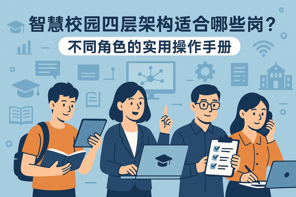 智慧校园四层架构适合哪些岗位？不同角色的实用操作手册