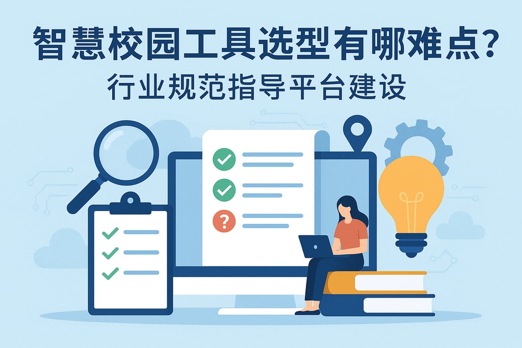智慧校园工具选型有哪些难点？行业规范指导平台建设