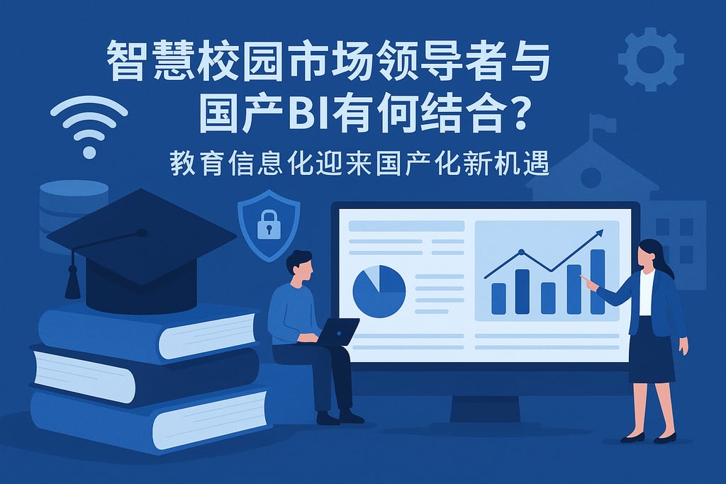 智慧校园市场领导者与国产BI有何结合？教育信息化迎来国产化新机遇