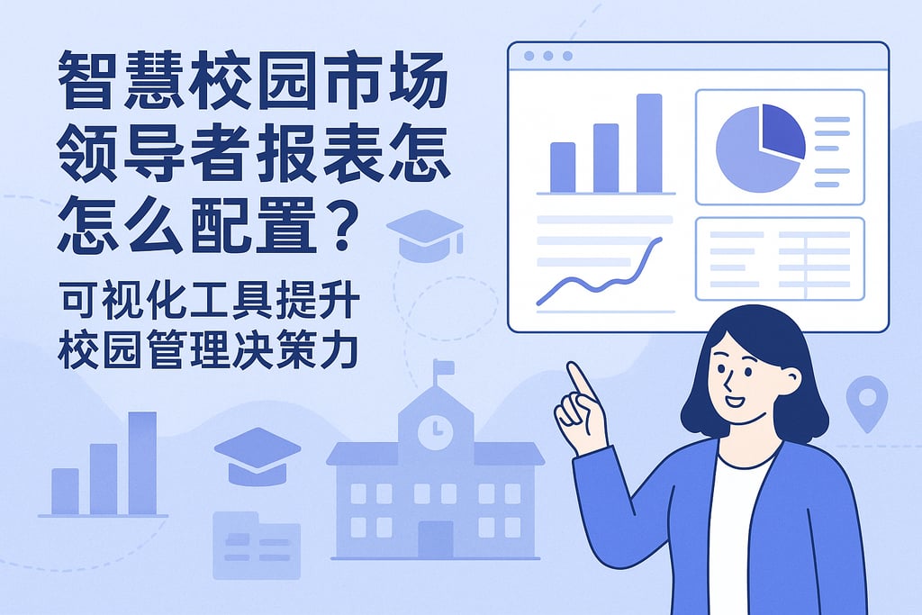 智慧校园市场领导者报表怎么配置？可视化工具提升校园管理决策力
