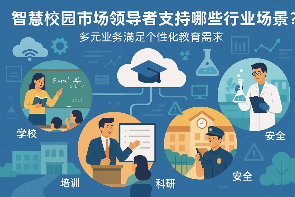 智慧校园市场领导者支持哪些行业场景？多元业务满足个性化教育需求