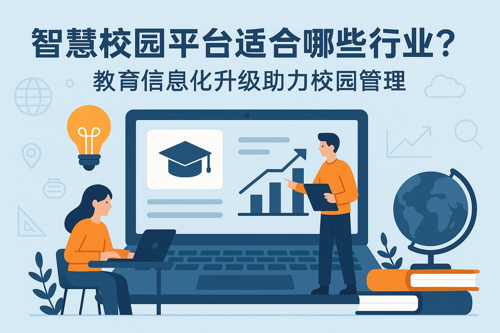智慧校园平台适合哪些行业？教育信息化升级助力校园管理