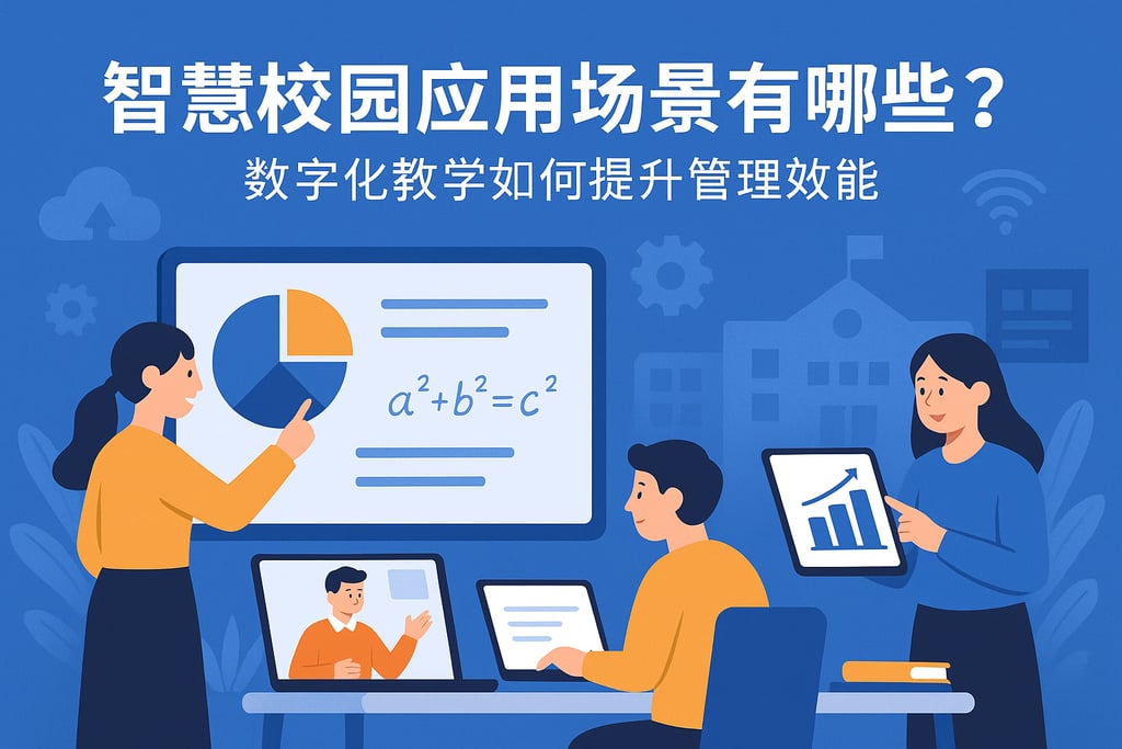 智慧校园应用场景有哪些？数字化教学如何提升管理效能