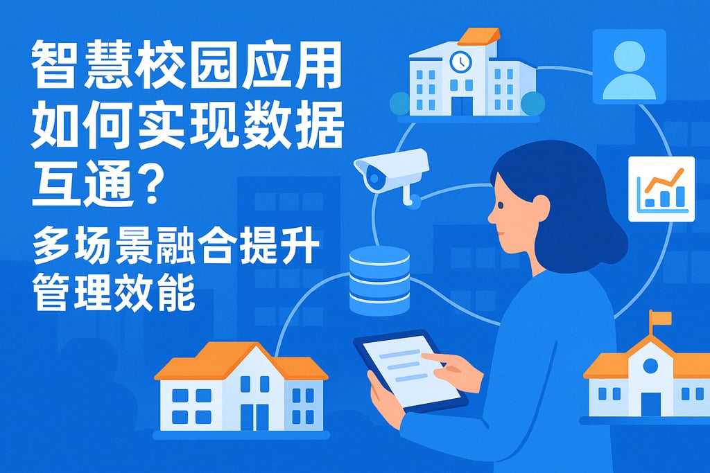 智慧校园应用如何实现数据互通？多场景融合提升管理效能
