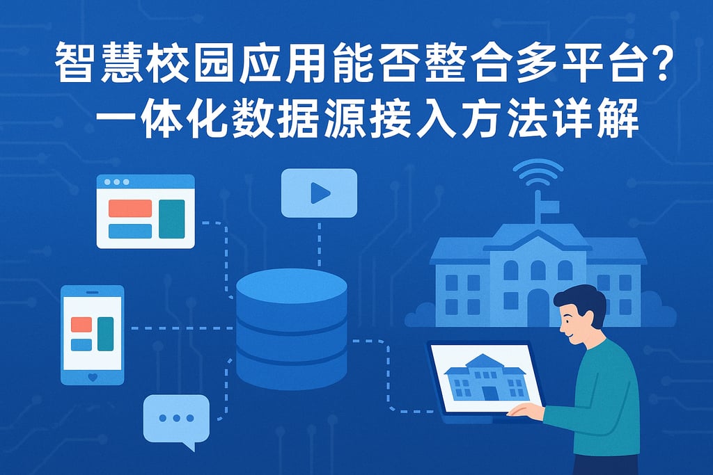 智慧校园应用能否整合多平台？一体化数据源接入方法详解
