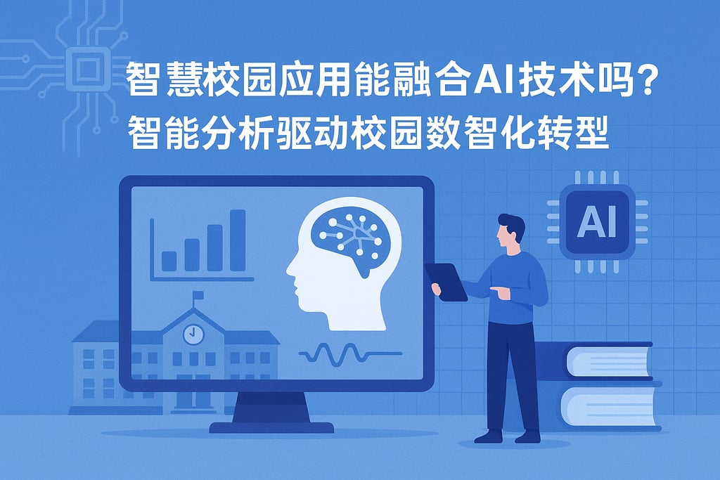 智慧校园应用能融合AI技术吗？智能分析驱动校园数智化转型