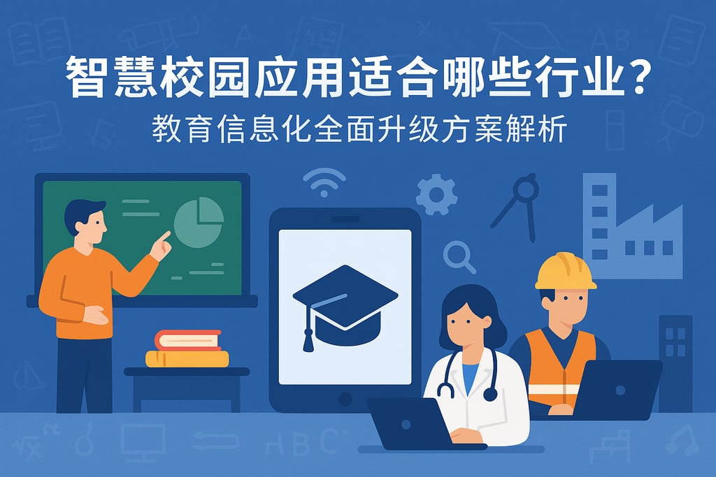 智慧校园应用适合哪些行业？教育信息化全面升级方案解析