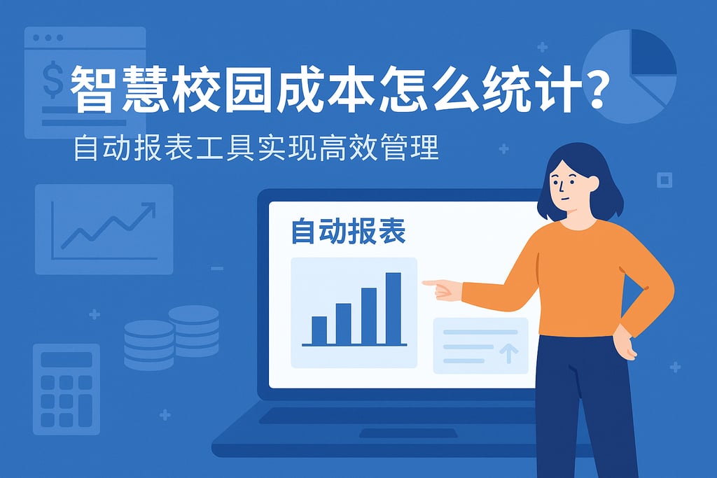 智慧校园成本怎么统计？自动报表工具实现高效管理