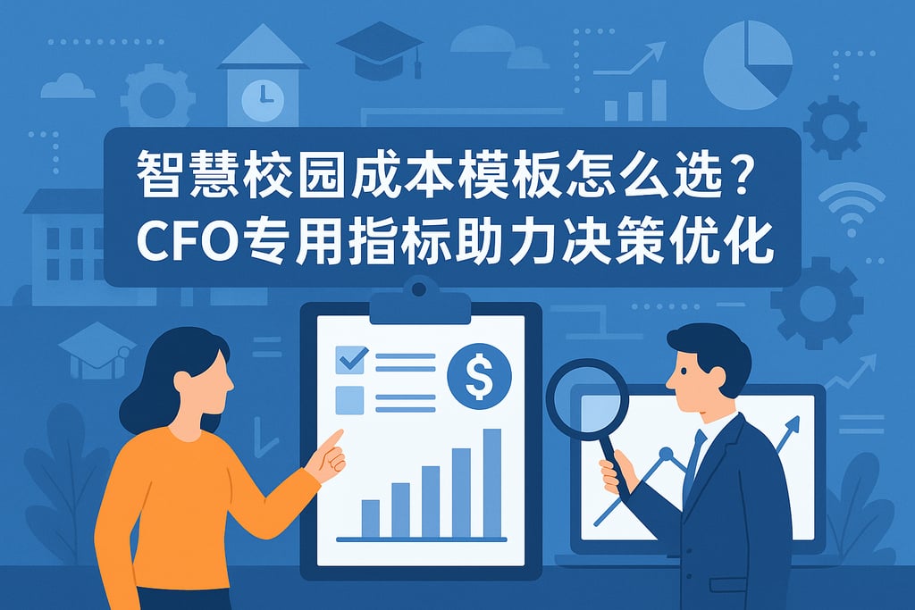 智慧校园成本模板怎么选？CFO专用指标助力决策优化