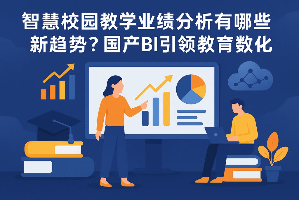 智慧校园教学业绩分析有哪些新趋势？国产BI引领教育数字化