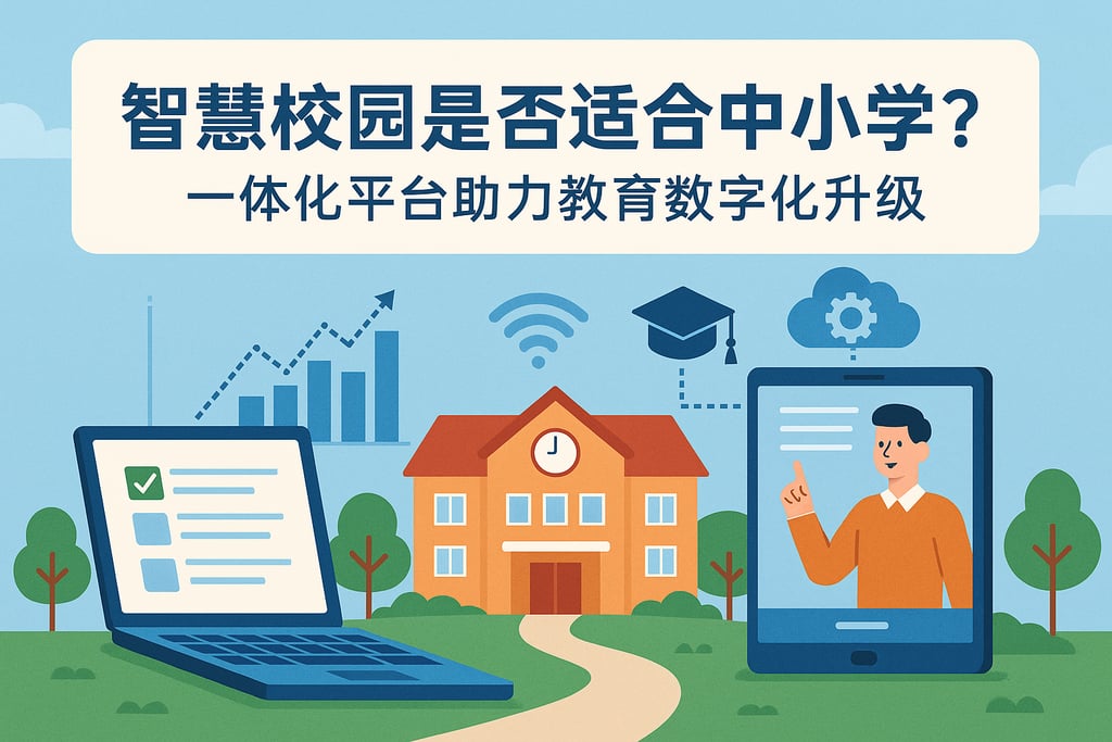 智慧校园是否适合中小学？一体化平台助力教育数字化升级