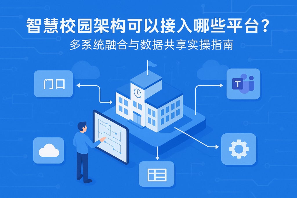 智慧校园架构可以接入哪些平台？多系统融合与数据共享实操指南